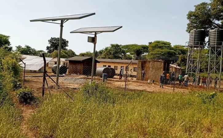 Solar-powered scheme installed at Masoka Clinic, Mbire.