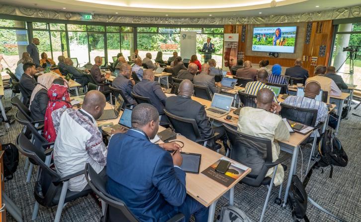 GEF Operational Focal Points during the GEF Rollout Regional Training at the AWF Headquarters in April 2025