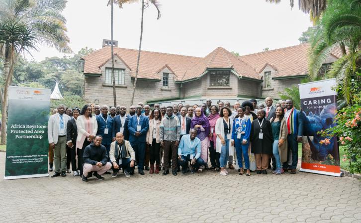 African Protected Area Directors during the AWF Keystone Initiative Consultative Workshop in July 2025