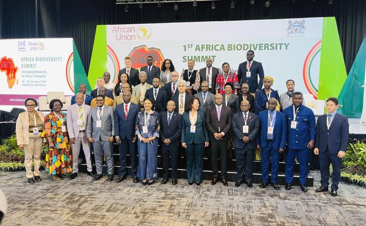 African Ministers at the inaugural Africa Biodiversity development Summit in Gaborone, Botswana