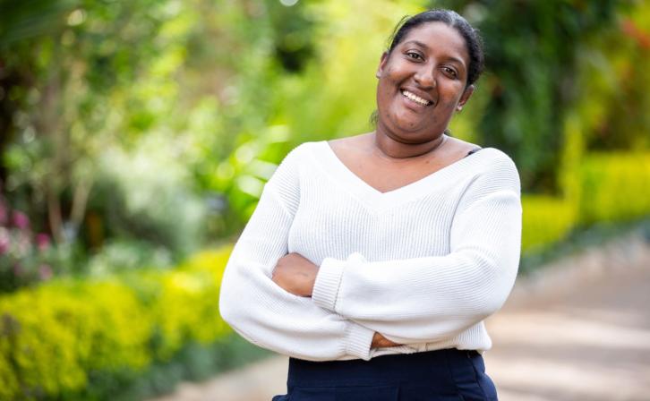 Maria Daniella Aza, a Charles R. Wall Fellowship alumna advancing conservation.
