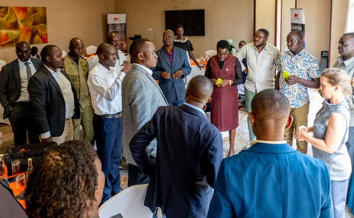 Participants at an AWF-convened workshop in Kampala, Uganda.