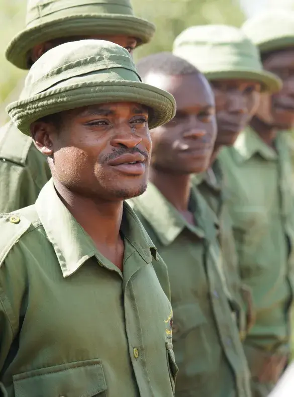 AWF supported scouts at Taita Ranch, Kenya