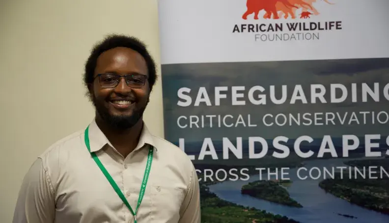  Isaac Mureithi attending a side event at the 28th meeting of the Subsidiary Body on Scientific, Technical and Technological Advice (SBSTTA-28) in Nairobi, Kenya. 
