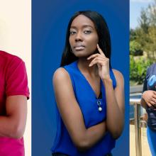 Djonrewang Tabouli Daniel Ange, AWF-APAC Intern 2021, Esther Githinji, AWF External Affairs Intern 2021, Phyllis Macharia, AWF Classroom Africa Intern 2021 