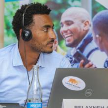 Belayneh Abebe at policy negotiation workshop in Nairobi