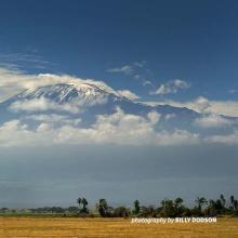Mount Kilimanjaro at a distance