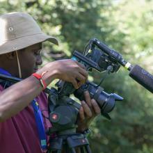 Conservation science filmmaker
