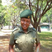 Woman Zimparks ranger Louisa Mugogororo