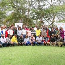 Group photos of judicial wildlife symposium