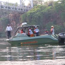 Boat in river