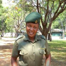 Woman Zimparks ranger Louisa Mugogororo