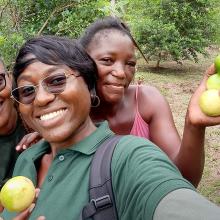 AWF Community Development Officer Amandine Laure Toumbou Nouazi 