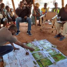 Participatory mapping in Bili Uere landscape