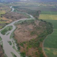 Landscape shot of a river.