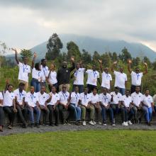 Participants from the Youth Led Organization Training in Musanze