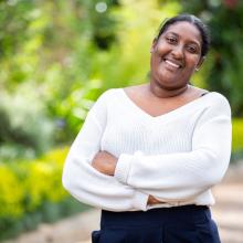 Maria Daniella Aza, a Charles R. Wall Fellowship alumna advancing conservation.