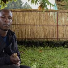 Murwanashyaka Martin, a former poacher who has found opportunity as a craftsman.