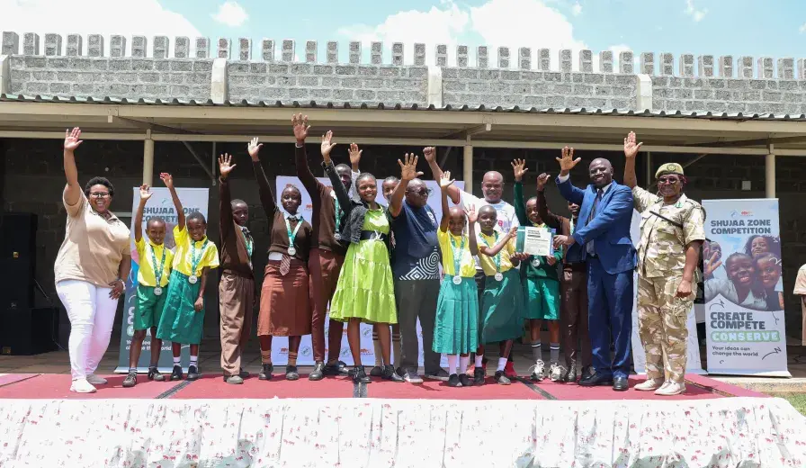 Winners from the inaugural Shujaa Zone Competition Award Ceremony