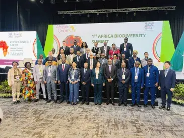 African Ministers at the inaugural Africa Biodiversity development Summit in Gaborone, Botswana
