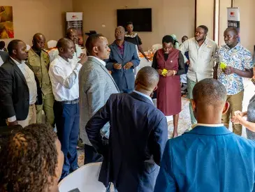 Participants at an AWF-convened workshop in Kampala, Uganda.