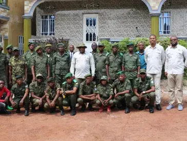First Responders Unit and trainers in the DRC.