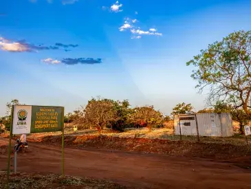 Lokumoit Gate marks the entrance to Kidepo Valley National Park, one of Uganda’s most remarkable wildlife landscapes.