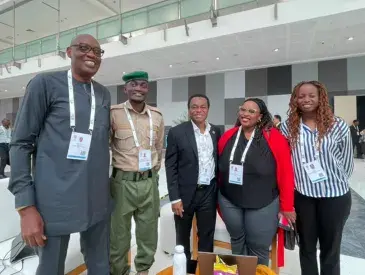 Alain joins AWF leadership and colleagues at the IUCN World Conservation Congress 2025 in Abu Dhabi, United Arab Emirates. 