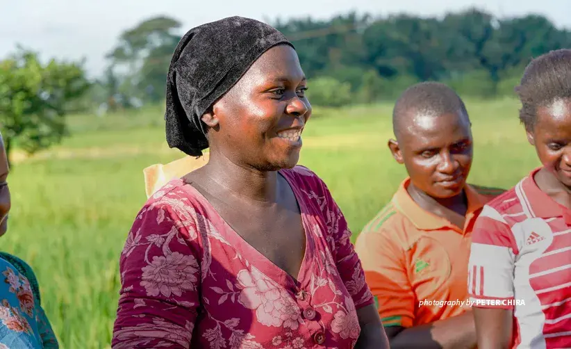 Women farmers practising sustainable agriculture in Tanzania