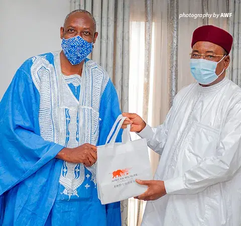 Photo of AWF CEO and new AWF trustee H.E. Mahamadou Issoufou