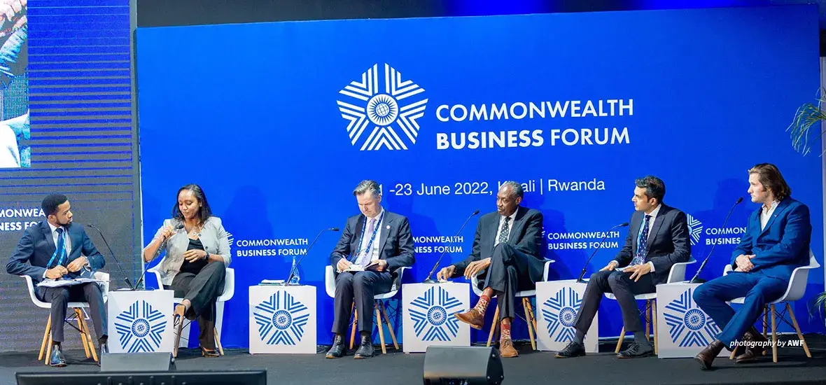 Panel discussion at the Commonwealth Business Forum