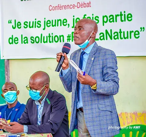 AWF DRC Country Coordinator Antoine Tabu