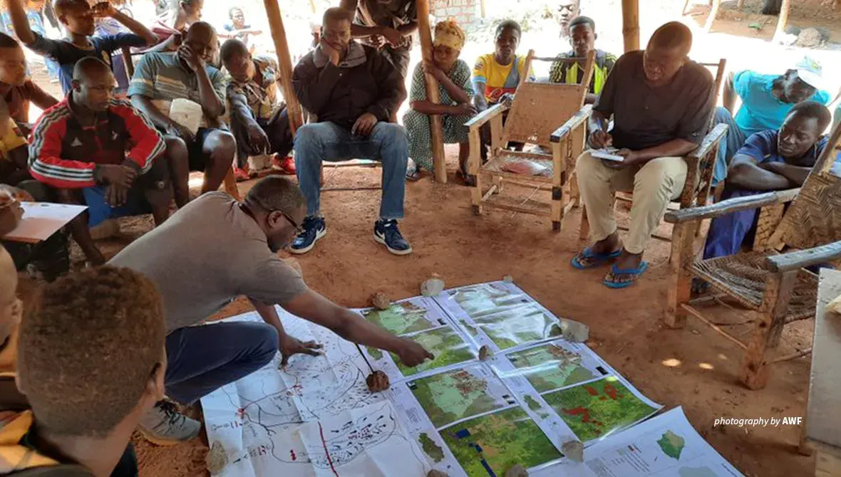 Participatory mapping in Bili Uere landscape