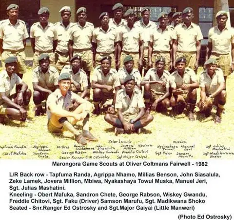 1982 group photo of rangers